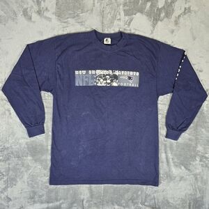 Vintage Starter New England Patriots Long Sleeve T Shirt Size Large NFL